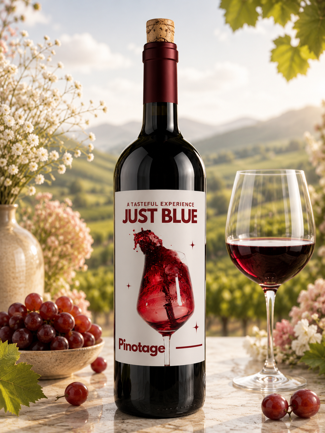 JUST BLUE Pinotage Wine – 6 x 750ml