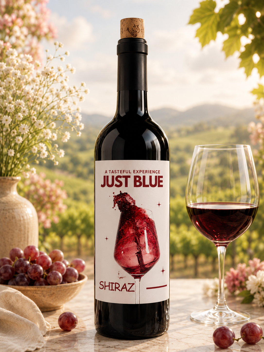 JUST BLUE Shiraz Wine – 6 x 750ml