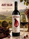 JUST BLUE Merlot Reserve Wine – 6 x 750ml