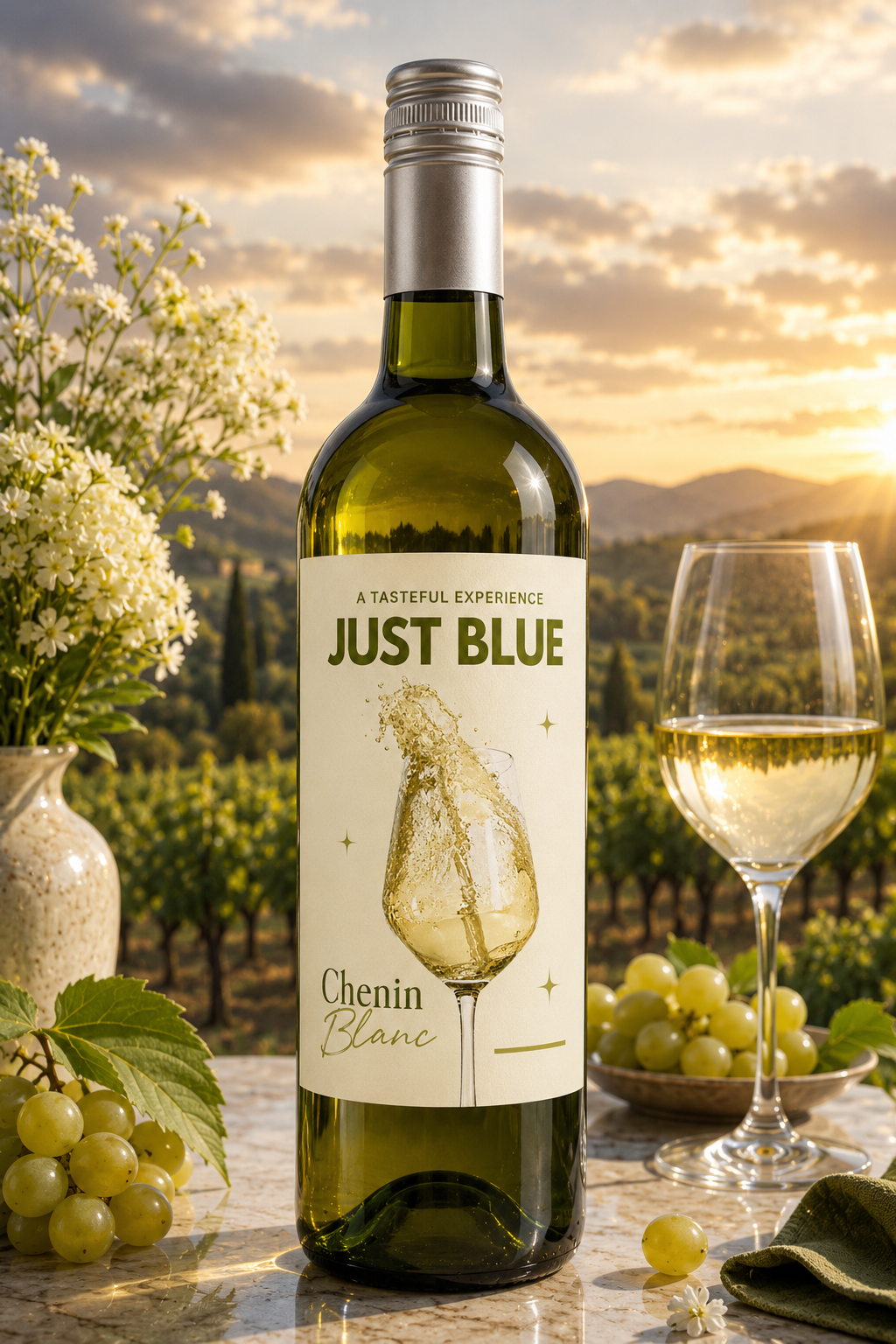 JUST BLUE Chenin Blanc Wine – 6 x 750ml